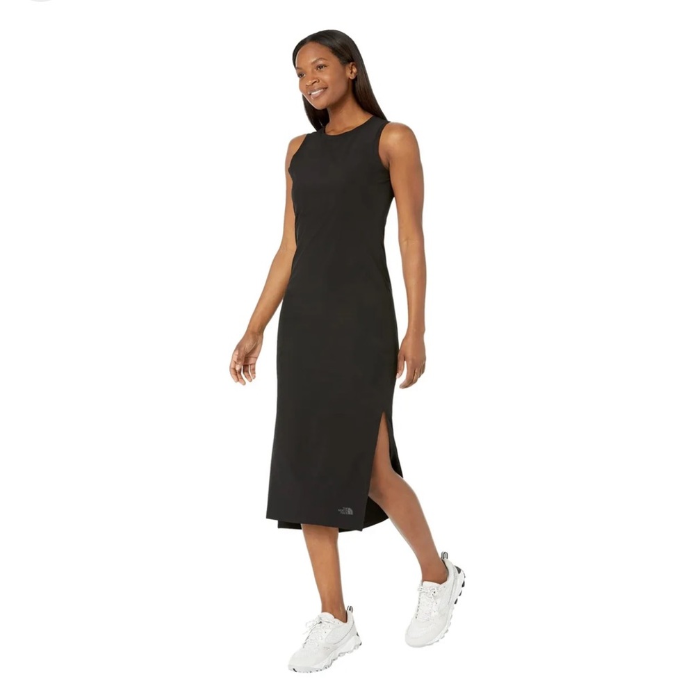 NWT The North Face Side Slit Midi Commuter Dress XS Black